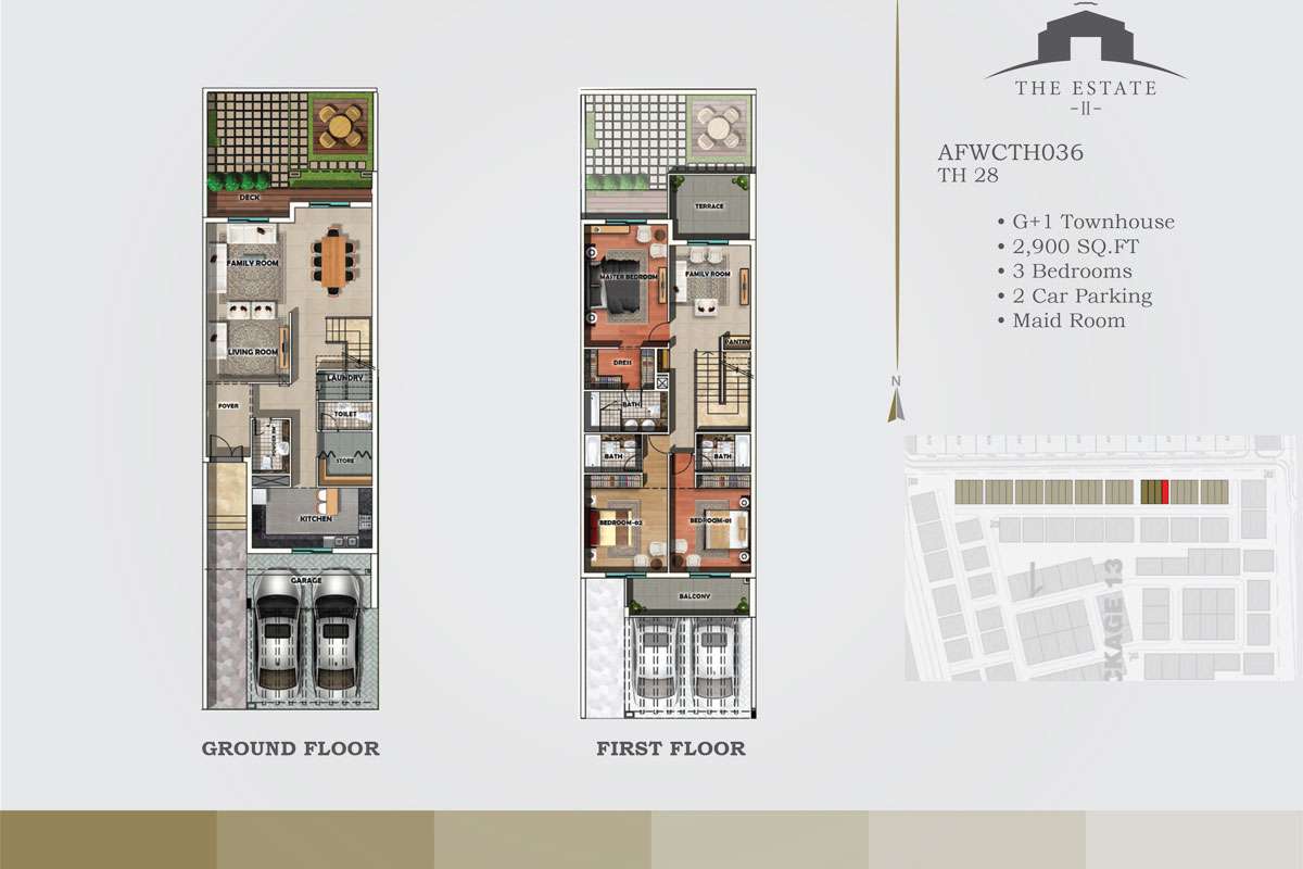 AFWCTH036-TH 28, G1 Townhouse, 2 Car Parking,